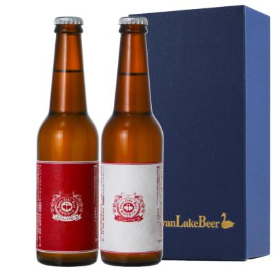 ギフト ビール 紅白 贈り物 クラフトビール 地ビール 金賞 2本 330ml 詰め合わせ セット 本州 送料無料 ご贈答用 包装熨斗 贈り物 爆買