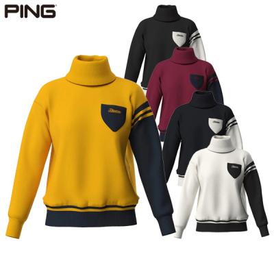 セーター レディース ピン PING 2025 秋冬 新作 ゴルフウェア 622-5275001