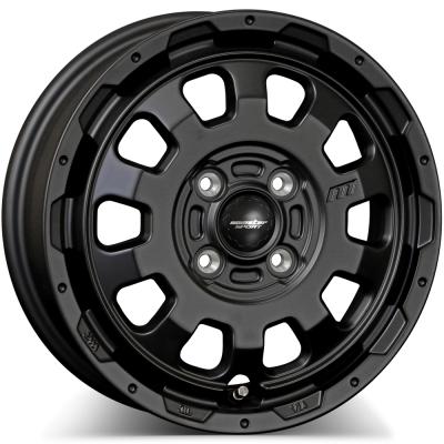 MONSTER SPORT GX10T アルミホイール 14inch×4.5J マットブラック 684100-3948MA 1本