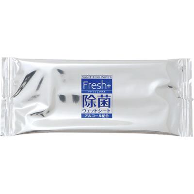 大黒工業　フレッシュプラス　アルコール除菌ウエットシート　１ケース（１０００枚：１００枚×１０パック）