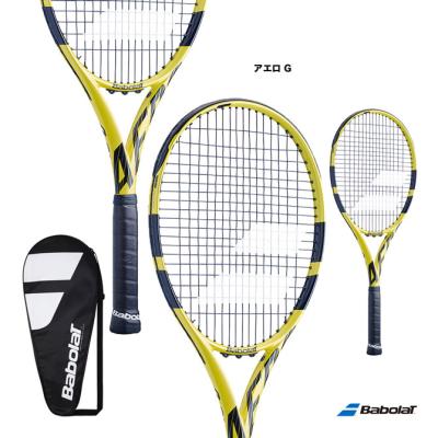 Babolat アエロG BF101390 イエロー×ブラック 硬式テニスラケット - 最 