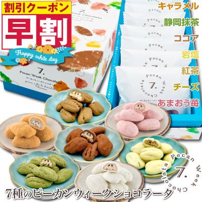 バレンタイン ギフト 2026 ナッツ チョコ お菓子 詰め合わせ チョコレート プレゼント 小分け ナッツチョコ ピーカンナッツ 7種ピーカンウィークショコラータ