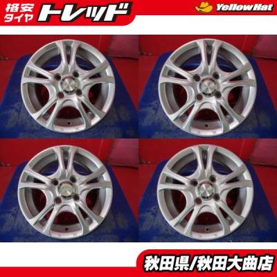 限定1台 ワゴンR タント ムーヴ 中古ホイール4本セット MISSION 13 4.5 +45 4H100 ホイール単品 ホイールのみ 夏用 冬用