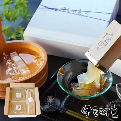 旅サラダで紹介 お中元 ギフト にも ヤフー限定タレセットも選べる！ ところてん 6人前 セット 特製突き棒付 柿田川名水 和菓子 心太 手土産 にも41504108