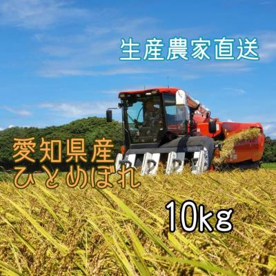 令和7年産　ひとめぼれ　10kg　愛知県産　白米 無洗米　生産農家直送