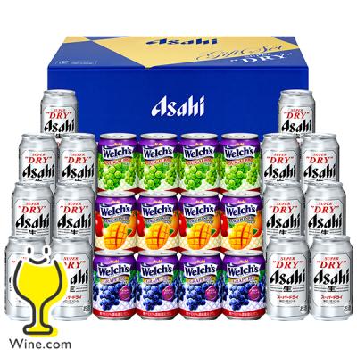 お中元 御中元 2026 ビール beer ジュース ギフト 飲み比べ セット 送料無料 アサヒ FS-5G スーパードライ ウェルチ『GIFT』詰め合わせ