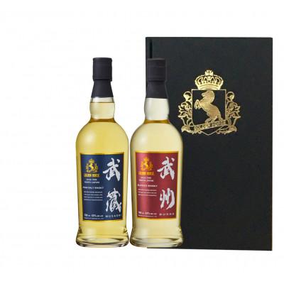 ふるさと納税 羽生市 ゴールデンホースウイスキー(武蔵・武州700ml 2本)ギフトセット