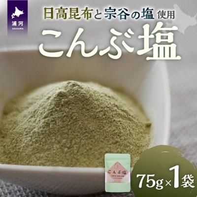 ふるさと納税 浦河町 日高の恵み『こんぶ塩』×1P[48-1473]