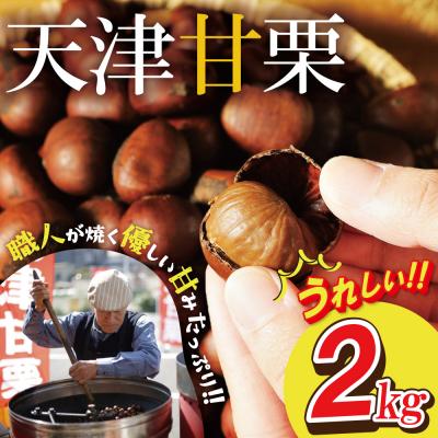 ふるさと納税 碧南市 (9/30まで受付)この道50年の職人が焼くやさしい甘みたっぷり「天津甘栗」2kg H045-107