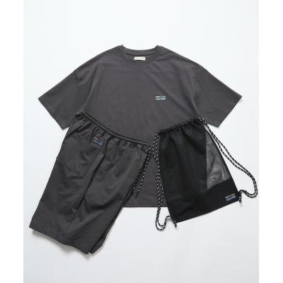 tシャツ 速乾 限定展開 SPEEDRY バッグ付き ストレッチ セットアップ 夏/Tシャツ/ショートパンツ/３in１ /ラッシュガード/速乾/UVカット/遮熱