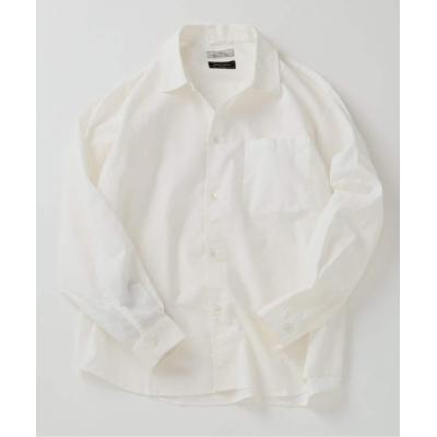 シャツ JAMES FABRIC コットンリネン ガーメントダイ シャツ メンズ