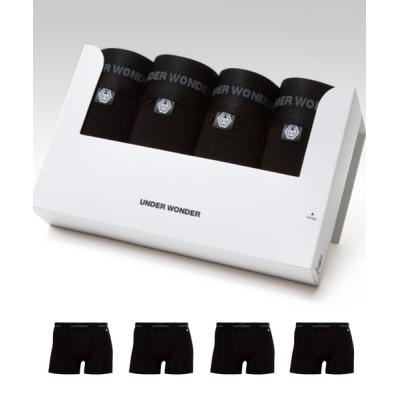ボクサーパンツ ギフトボクサーパンツ メンズ　4枚セット／UNDER WONDER ギフト プレゼント