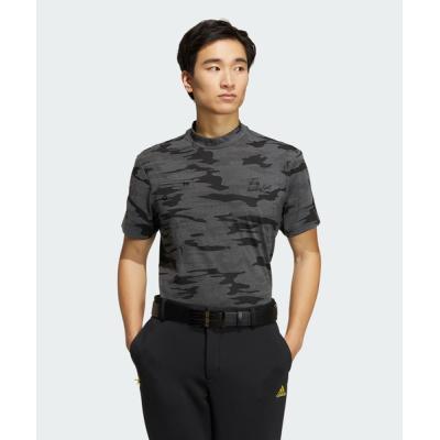 tシャツ Tシャツ メンズ カモジャカードストレッチ 半袖モックネックシャツ「adidas Golf/アディダスゴルフ」