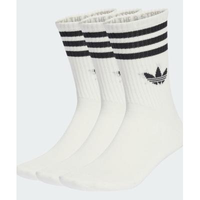 アディダス　adidas 靴下 スリーストライプス クルーソックス 3足組 靴下  / アディダスオリジナルス adidas Originals メンズ レディース