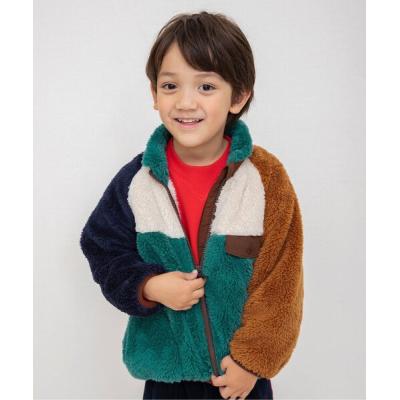 ブルゾン アウター 「リンク」ファーフリースジャケット キッズ 子供服 男の子 女の子