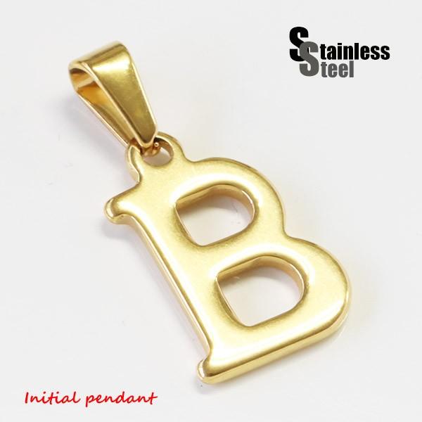 50 Offセール ステンレス イニシャルペンダント 1 金色b メインメンズ レディース 英語 文字 ブロック体 アルファベット パーツ Stain613 アクセサリー専門ショップ Ppp 通販 Yahoo ショッピング