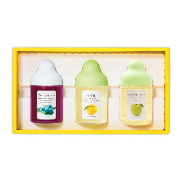 果汁蜜3本ギフトセット ゆず蜜 アップル ブルーベリー Q3p Y 5339 杉養蜂園yahoo 店 通販 Yahoo ショッピング