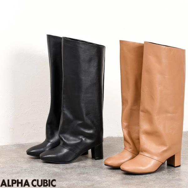 ALPHA CUBIC（アルファ キュービック） 【本革】スクエアトゥワイド