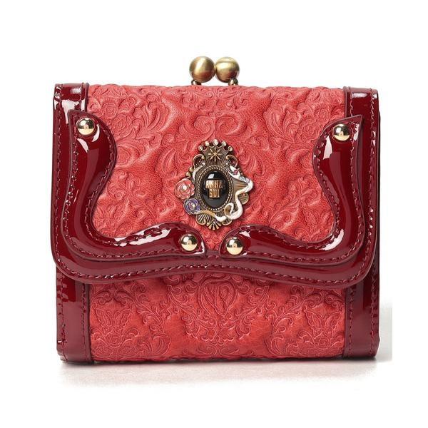 ANNA SUI セルパン 二つ折り口金財布 希少 アナスイ*セルパン-二つ折り口金財布 (ANNA SUI/折りたたみ財布