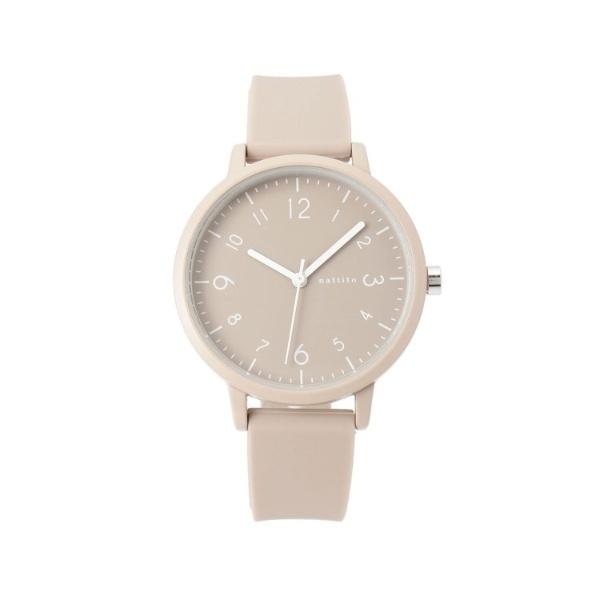 型番：41024100ブランド：ワンズテラス商品名：シリコンベルトソダーウォッチ 大カラー：ベージュ（０５０）