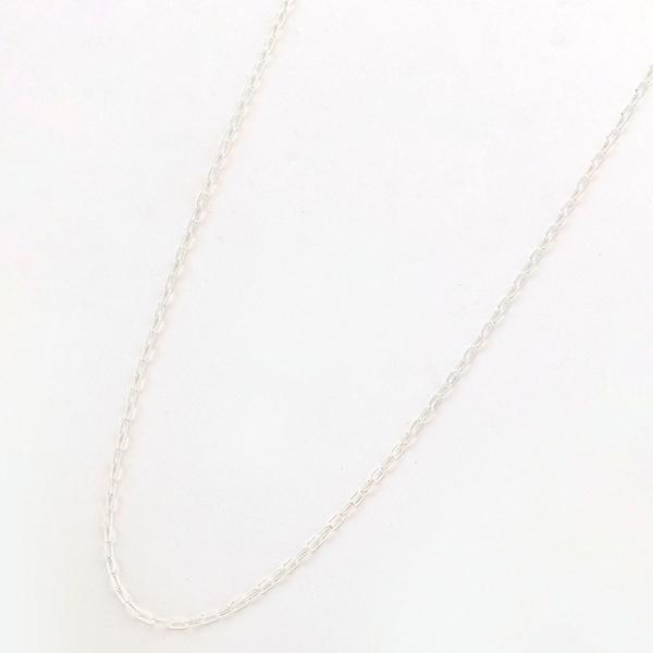 agete（アガット） シルバーネックレスチェーン（60cm） : マルイ(丸井