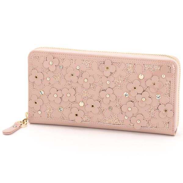 アンテプリマ フォラータ ラウンドファスナー 長財布 フラワー カットワーク アンテプリマ フォラータ ラウンドファスナー 長財布 フラワー カット