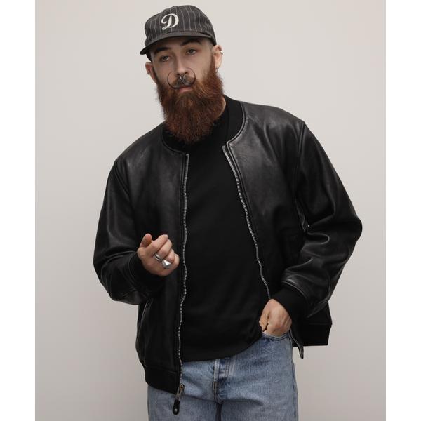 LEATHER JACKET BOWERY/レザージャケット バワリー MA-1 LEATHER JACKET BOWERY／レザージャケット バワリー MA-1