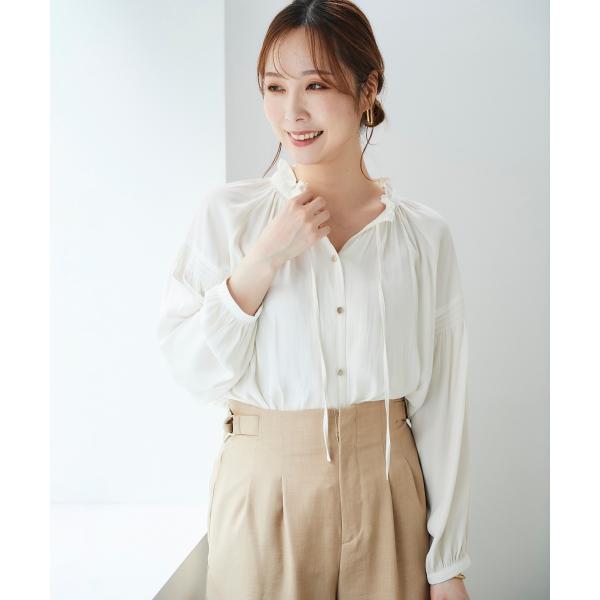 le.coeur blanc（ルクールブラン） カッセンジョーゼット2wayフリル 