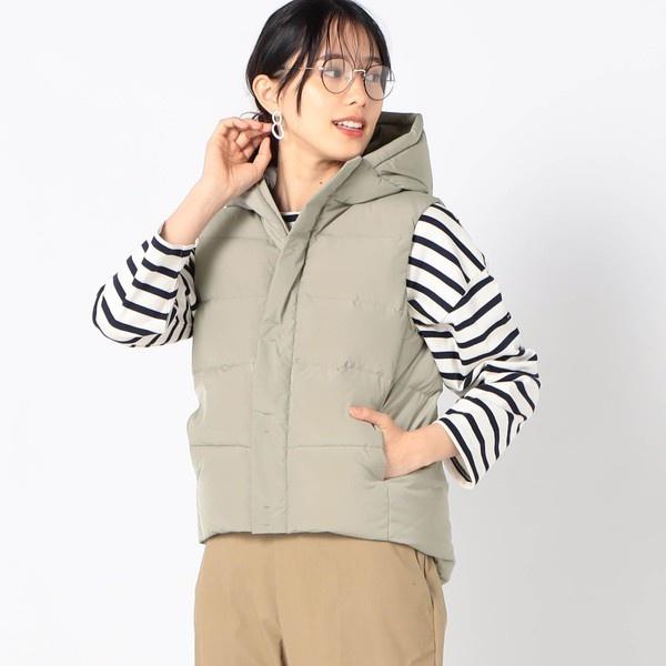 フード付きダウンベスト ブラック　ハチヤーズ Grand PARK 撥水フード付きダウンベスト : マルイ(丸井)Yahoo!店