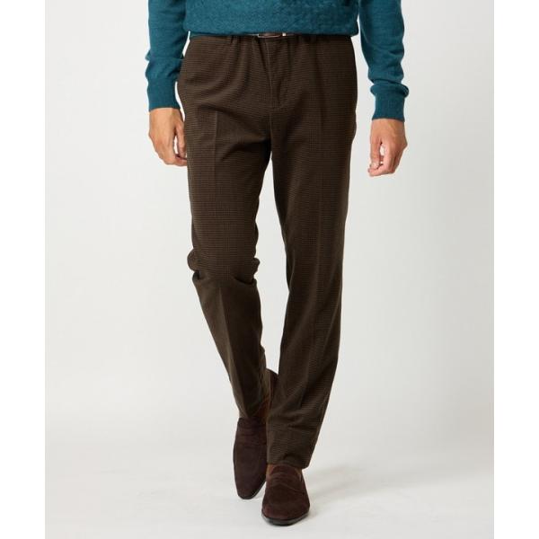 MEN'S BIGI（メンズビギ） トリコットコーデュロイ千鳥格子プリント