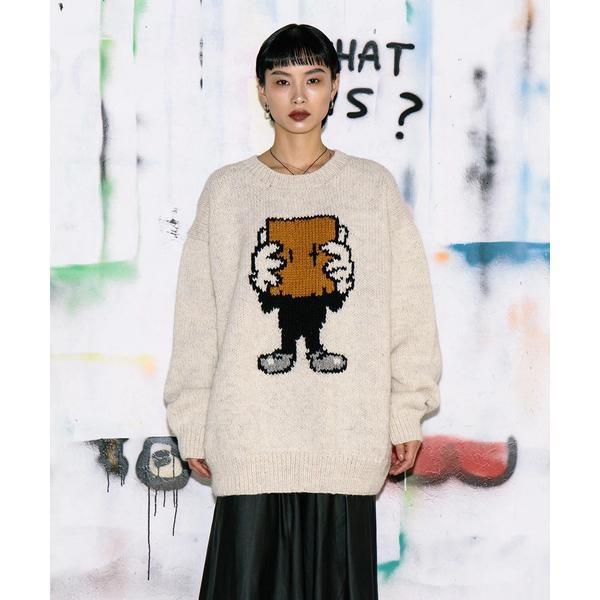 ロイヤルフラッシュ（ FLASH）/Guernika／ゲルニカ／ANONYMOUSE KNIT SWEATER ROYAL FLASH（ロイヤルフラッシュ） Guernika／ゲルニカ／ANONYMOUSE