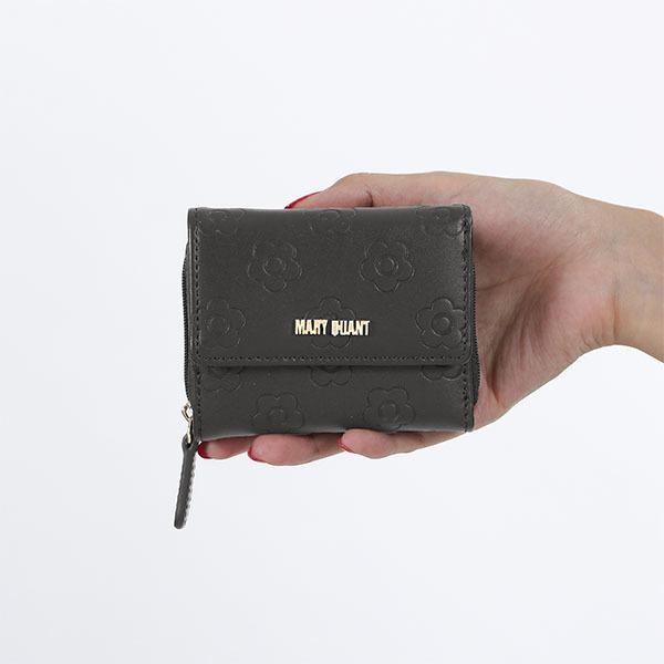 【美品】MARY QUANT デイジーアウトラインパターン2 ミニウォレット 公式】【デイジーアウトラインパターン2 ミニウォレット】マリー