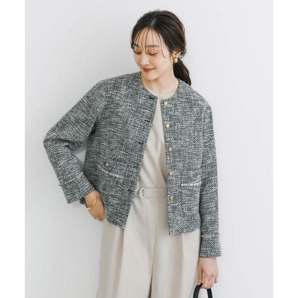 URBAN RESEARCH　ツイードノーカラージャケット URBAN RESEARCH｜ツイードノーカラージャケット | Rakuten