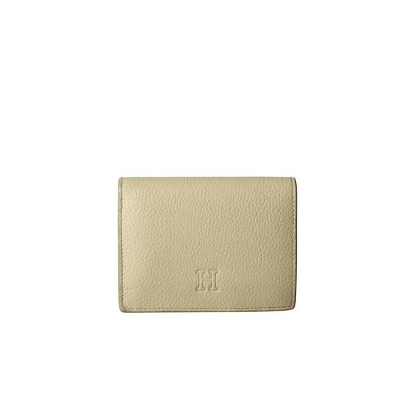 【ピウメノ】二つ折り財布 レザー コンパクトウォレット 本革（商品番号：P25-65405）