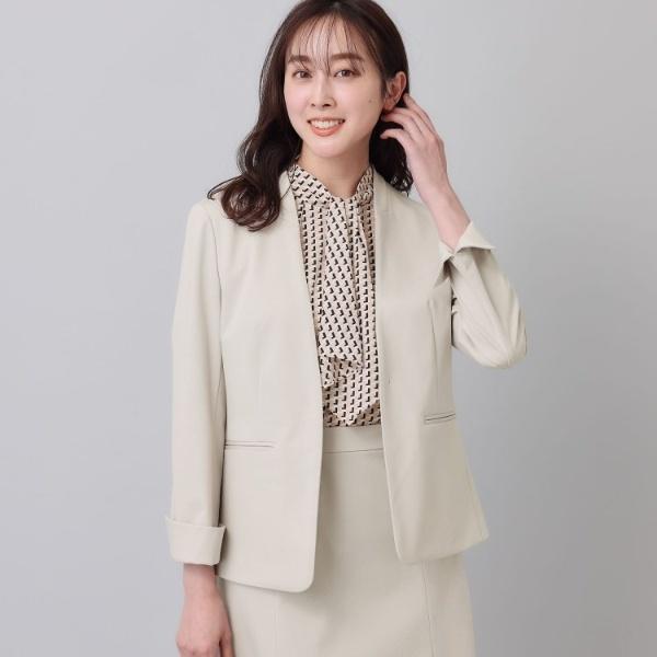 アンタイトル定番機能性スーツ/ストレッチ】カトレアジャージ テーラードジャケット 定番機能性スーツストレッチ】カトレアジャージ テーラードジャケット