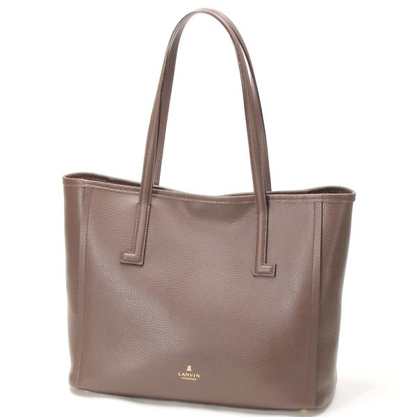 LANVINランバン　レザー　トートバッグ　ショルダー　ブラック 163 大容量 LANVINランバン レザー トートバッグ ショルダー ブラック 163 大容量