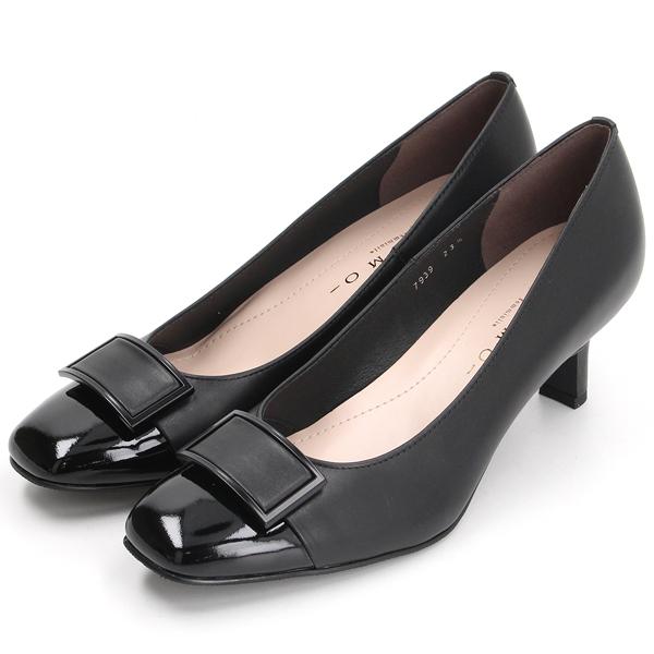 MELMO（メルモ） スクエアトゥバックルモチーフパンプス : マルイ(丸井