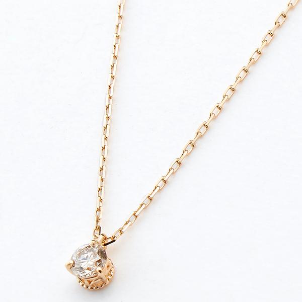 agete（アガット） K18ダイヤモンドネックレス（0.1ct） : マルイ(丸井