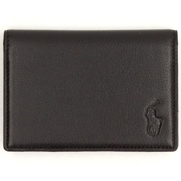 新品未使用 Polo Ralph Lauren ブラック名刺入れ ラルフローレン POLO RALPH LAUREN ポロラルフローレン 名刺入れ エンボス P