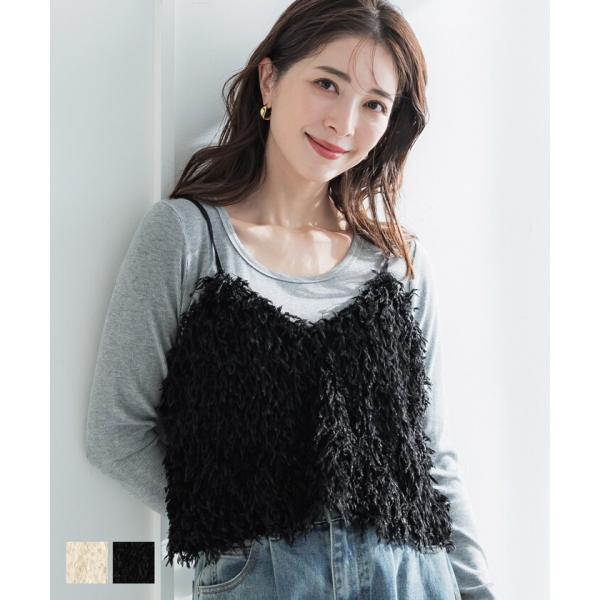 coca（コカ） シャギー ビスチェ キャミソール 全2色 : マルイ(丸井