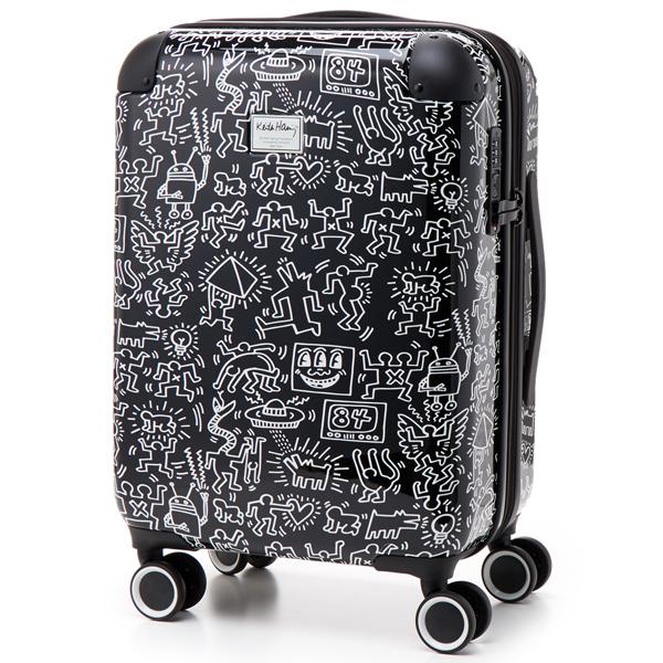 キースヘリング スーツケース 拡張 ハードキャリー ビジネスキャリー