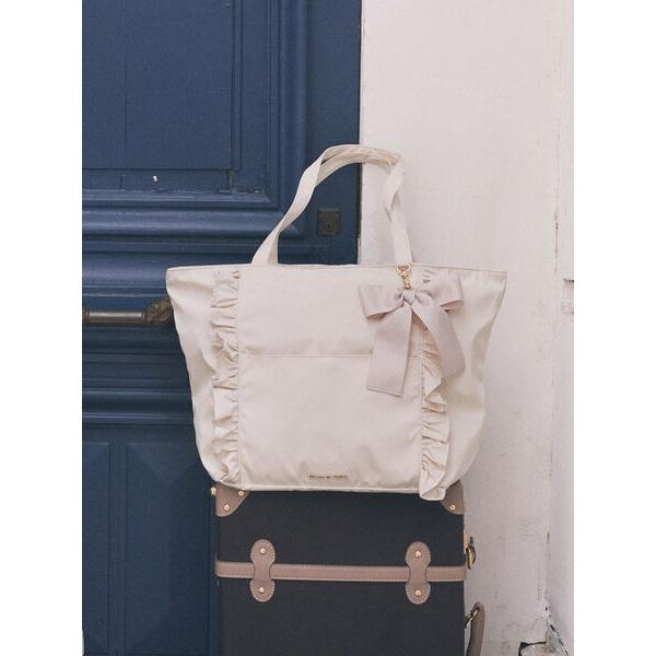 Maison de FLEUR EC限定フロントフリルキャリーオンバッグ