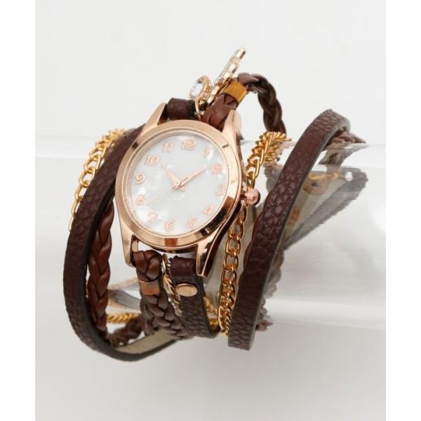 型番：42CZ4307-2024ブランド：カヒコ商品名：【カヒコ】パームプリマウォッチカラー：ブラウン/ホワイト