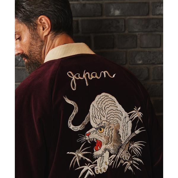 AVIREX（アヴィレックス） VELVETEEN SKA JACKET WHITE TIGER／ヴェル