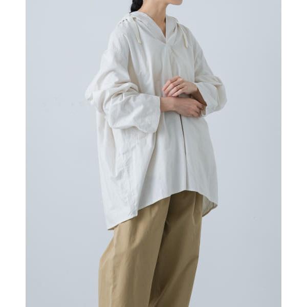 かぐれフーディーチュニック Charcoal パーカー