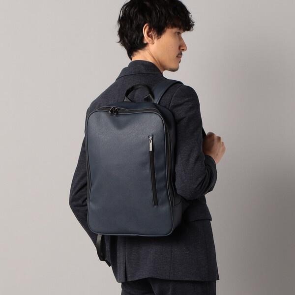 【美品】 COMME CA MEN サフィアーノ スクエア ビジネス リュック COMME CA MEN サフィアーノスクエアリュック : マルイ(丸井)Yahoo!店