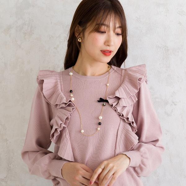 Rose Tiara（ローズティアラ） ラッフルフリルニット : マルイ(丸井