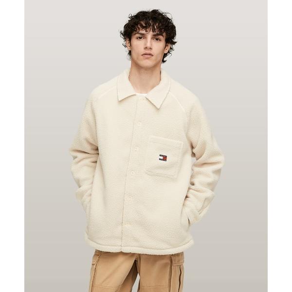 トミー ジーンズ（ JEANS）/バッジテディオーバーシャツ TOMMY JEANS（トミー・ジーンズ） バッジテディオーバーシャツ
