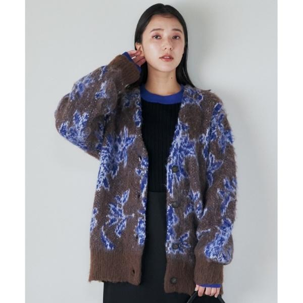 DRAWER85,800円23SS RESORT1フラワージャカードカーディガン DRAWER85,800円23SS RESORT1フラワージャカードカーディガン