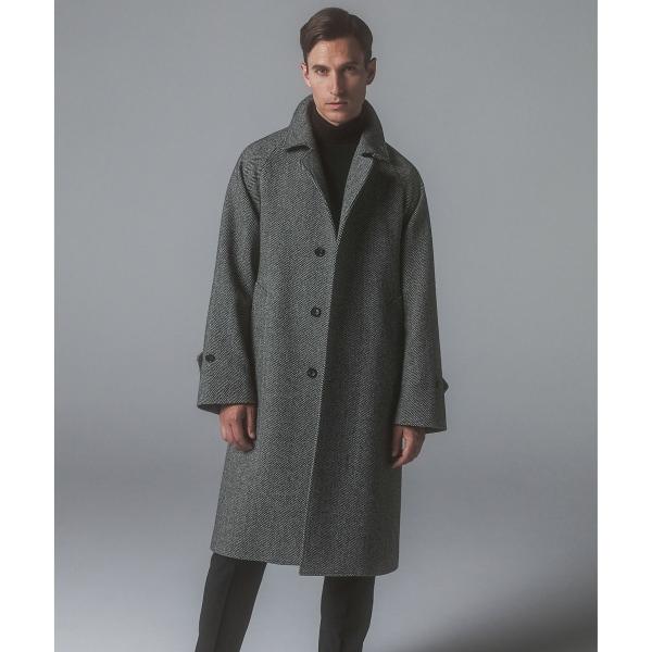 gotairiku 【山栄毛織】カントリーツイード ステンカラーコート